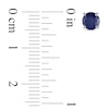 Thumbnail Image 1 of 5.0mm Blue Sapphire Solitaire Stud Earrings in 10K White Gold