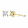 Diamond Accent Solitaire Stud Earrings in 10K Gold