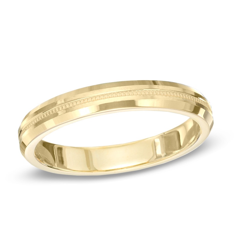 Ladies' 3.0mm Wedding Band in 10K Gold - Size 6
