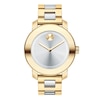 Thumbnail Image 1 of Ladies' Movado Bold® Two-Tone Watch with Silver Museum® Dial (Model: 3600129)