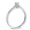 Thumbnail Image 1 of 1/6 CT. T.W. Diamond Promise Ring in 10K White Gold (20 Characters)