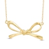 Thumbnail Image 1 of Bow Necklace in 10K Gold