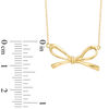 Thumbnail Image 2 of Bow Necklace in 10K Gold