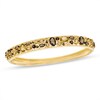 Thumbnail Image 1 of Multi-Shaped Smoky and Cognac Quartz Bangle in Sterling Silver with 18K Gold Plate