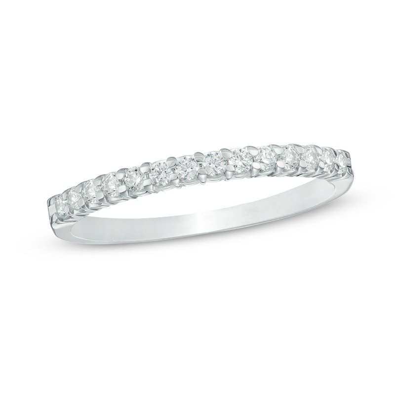 0.25 CT. T.W. Certified Colourless Diamond Band 18K White Gold (E/I1)