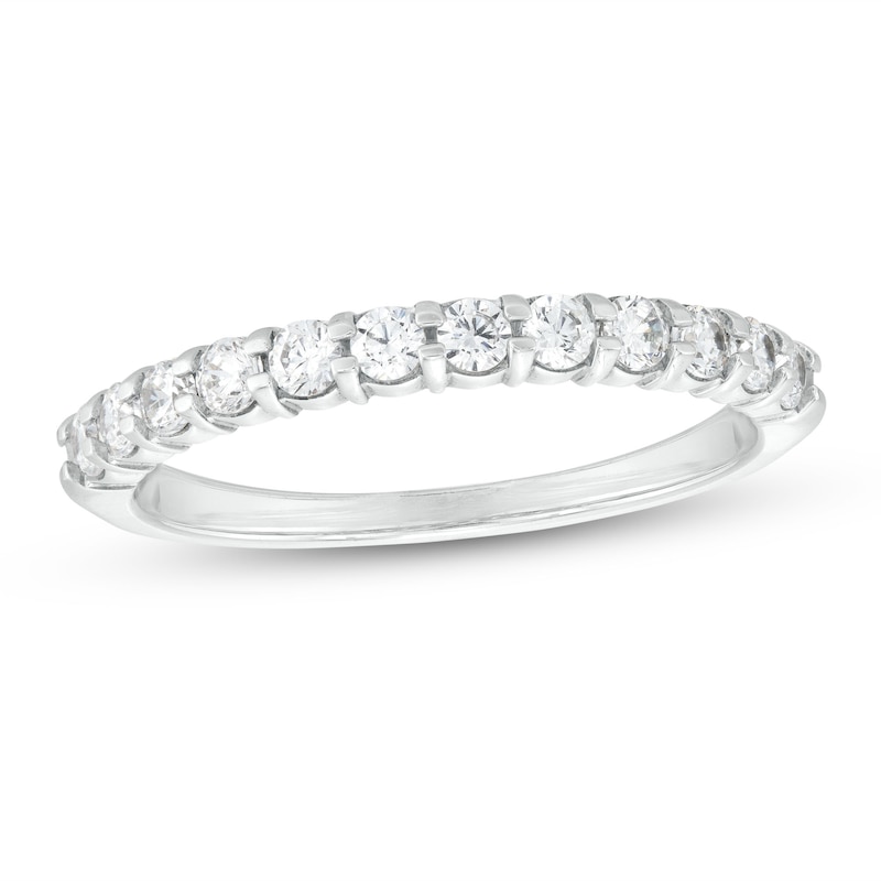 0.50 CT. T.W. Certified Colourless Diamond Band in 18K White Gold (E/I1)