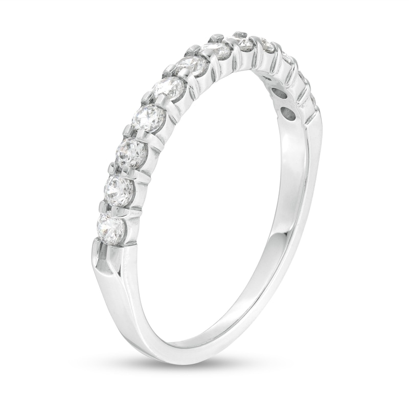 Main Image 3 of 0.50 CT. T.W. Certified Colourless Diamond Band in 18K White Gold (E/I1)