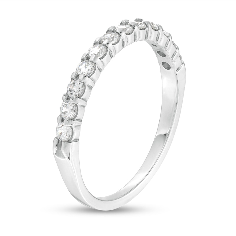 0.50 CT. T.W. Certified Colourless Diamond Band in 18K White Gold (E/I1)|Peoples Jewellers