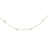 Star Station Necklace in 14K Gold