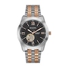 Men's Bulova Marine Star Automatic Two-Tone Watch with Black Dial (Model: 98A144)