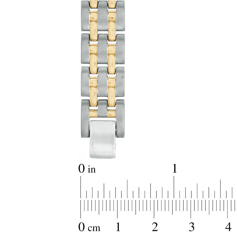 12.0mm Bracelet in Two-Tone Titanium - 8.5"