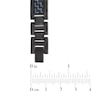 Thumbnail Image 2 of Men's 11.0mm Carbon fibre Link Bracelet in Black Titanium - 8.5"