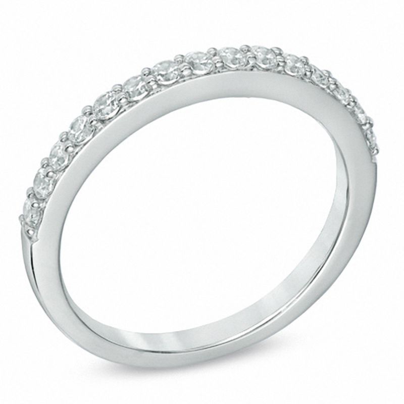 Celebration Canadian LuxÂ® 0.40 CT. T.W. Certified Diamond Wedding Band in 18K White Gold (I/SI2)
