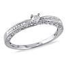 Thumbnail Image 1 of 0.10 CT. Diamond Promise Ring in Sterling Silver