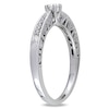 Thumbnail Image 2 of 0.10 CT. Diamond Promise Ring in Sterling Silver