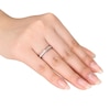 Thumbnail Image 3 of 0.10 CT. Diamond Promise Ring in Sterling Silver