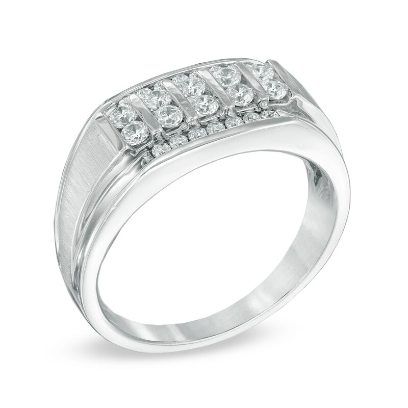 Main Image 2 of 0.70 CT. T.W. Diamond Ring in Sterling Silver