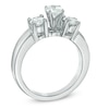 Thumbnail Image 2 of 0.58 CT. T.W. Diamond Three Stone Style Semi-Mount in 14K White Gold