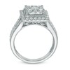 Thumbnail Image 2 of 1.50 CT. T.W. Diamond Square Frame Engagement Ring in 14K White Gold