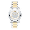 Thumbnail Image 0 of Ladies' Movado Bold® Luxe Crystal Accent Two-Tone Watch with Silver-Tone Dial (Model: 3600256)