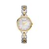 Thumbnail Image 1 of Ladies' Bulova Two-Tone Crystal Accent Watch with Mother-of-Pearl Dial (Model: 98L206)
