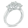 Thumbnail Image 2 of 1.45 CT. T.W. Certified Diamond Past Present Future® Ring in 14K White Gold (I/I2)