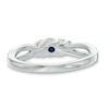 Thumbnail Image 2 of Vera Wang Love Collection 0.15 CT. T.W. Diamond Knot Ring in 14K White Gold