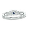 Thumbnail Image 2 of Vera Wang Love Collection 0.15 CT. T.W. Diamond Knot Ring in 14K White Gold