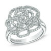 Thumbnail Image 1 of Vera Wang Love Collection 0.47 CT. T.W. Diamond Rose Ring in 14K White Gold