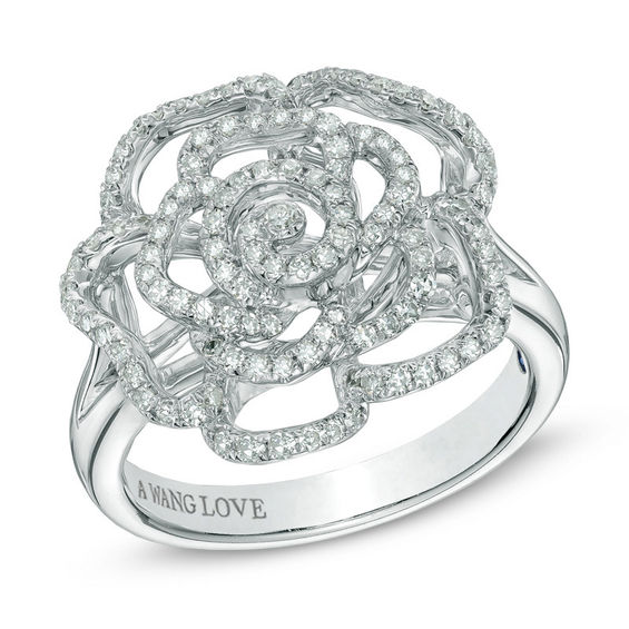 Vera wang flower best sale ring
