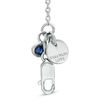 Thumbnail Image 2 of Vera Wang Love Collection 0.18 CT. T.W. Diamond Rose Pendant in Sterling Silver