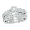 Thumbnail Image 1 of 1.00 CT. T.W. Diamond Bridal Set in 14K White Gold