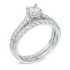Thumbnail Image 2 of 1.00 CT. T.W. Diamond Bridal Set in 14K White Gold