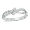 Thumbnail Image 0 of Diamond Accent Split Shank Midi Ring in Sterling Silver