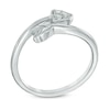 Thumbnail Image 2 of Diamond Accent Arrow Bypass Midi Ring in Sterling Silver