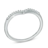 Thumbnail Image 2 of Diamond Accent Chevron Midi Ring in Sterling Silver