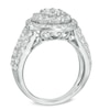 2.63 CT. T.W. Certified Canadian Diamond Double Frame Engagement Ring in 14K White Gold (I/I1)
