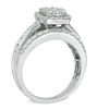 Thumbnail Image 1 of 1.25 CT. T.W. Diamond Frame Cluster Engagement Ring in 14K White Gold
