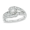 Thumbnail Image 0 of 0.75 CT. T.W. Diamond Spiral Engagement Ring in 10K White Gold