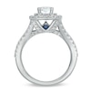 Thumbnail Image 2 of Vera Wang Love Collection 1.97 CT. T.W. Emerald-Cut Diamond Double Frame Ring in 14K White Gold
