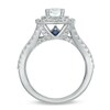 Thumbnail Image 3 of Vera Wang Love Collection 1.97 CT. T.W. Emerald-Cut Diamond Double Frame Ring in 14K White Gold
