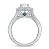 Thumbnail Image 2 of Vera Wang Love Collection 1.97 CT. T.W. Emerald-Cut Diamond Double Frame Ring in 14K White Gold