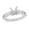 Thumbnail Image 1 of 0.58 CT. T.W. Diamond Split Shank Semi-Mount in 14K White Gold