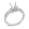 Thumbnail Image 2 of 0.58 CT. T.W. Diamond Split Shank Semi-Mount in 14K White Gold