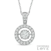 Thumbnail Image 1 of Unstoppable Love™ 1.50 CT. T.W. Diamond Frame Pendant in 14K White Gold