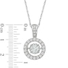 Thumbnail Image 2 of Unstoppable Love™ 1.50 CT. T.W. Diamond Frame Pendant in 14K White Gold