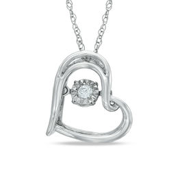 Unstoppable Love™ Diamond Accent Heart Pendant in Sterling Silver