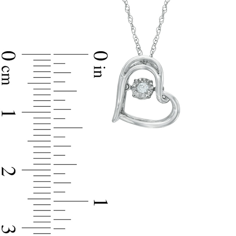 Unstoppable Love™ Diamond Accent Heart Pendant in Sterling Silver