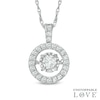Thumbnail Image 1 of Unstoppable Love™ 0.75 CT. T.W. Diamond Frame Pendant in 14K White Gold
