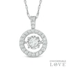 Thumbnail Image 0 of Unstoppable Love™ 0.75 CT. T.W. Diamond Frame Pendant in 14K White Gold